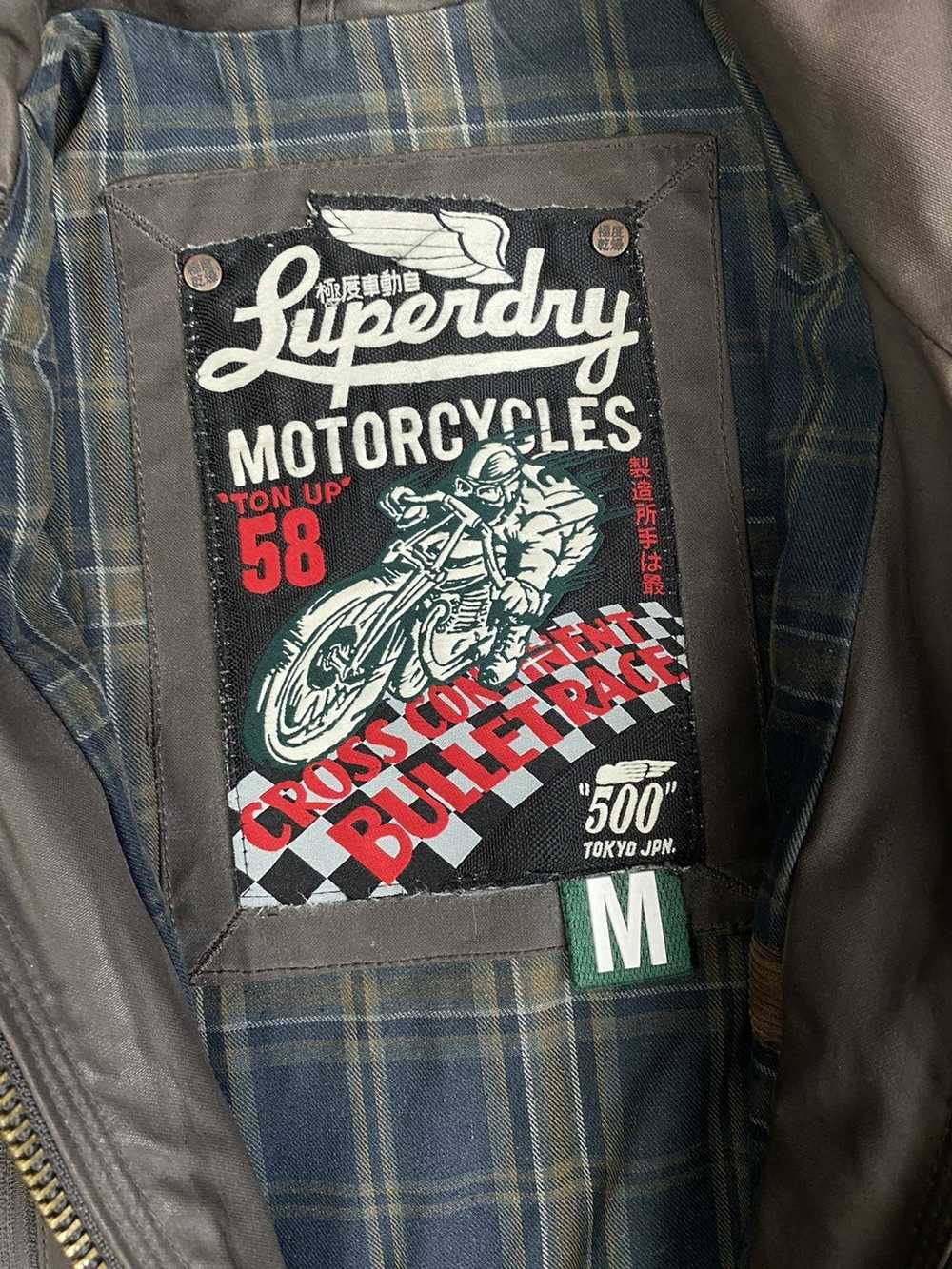 Superdry × Vintage Mens SuperDry Motorcycles Wate… - image 7