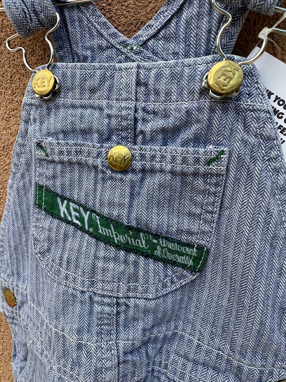 Engineer Stripe Key KId's Overalls Gem