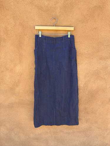 Flax Midi Skirt - Linen