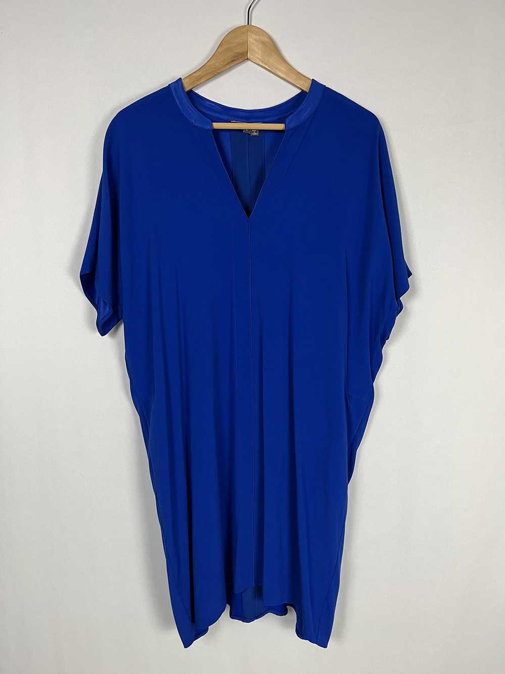 vince. Size L (14) Cobalt Blue Shift Dress - image 2