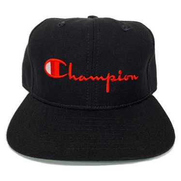 Vintage Champion Spell Out Snapback Hat - image 1