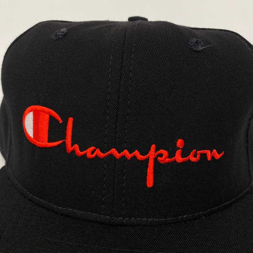 Vintage Champion Spell Out Snapback Hat - image 2