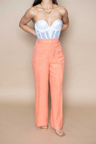 70s Peach Pant Suit - image 1