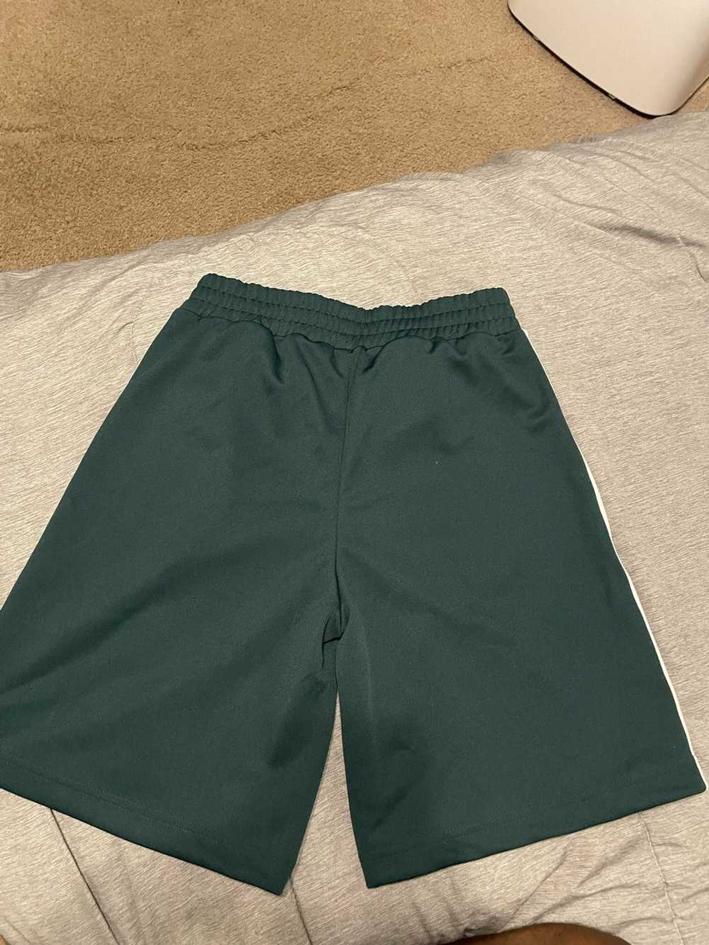 Palm Angels Green palm angles shorts - image 3