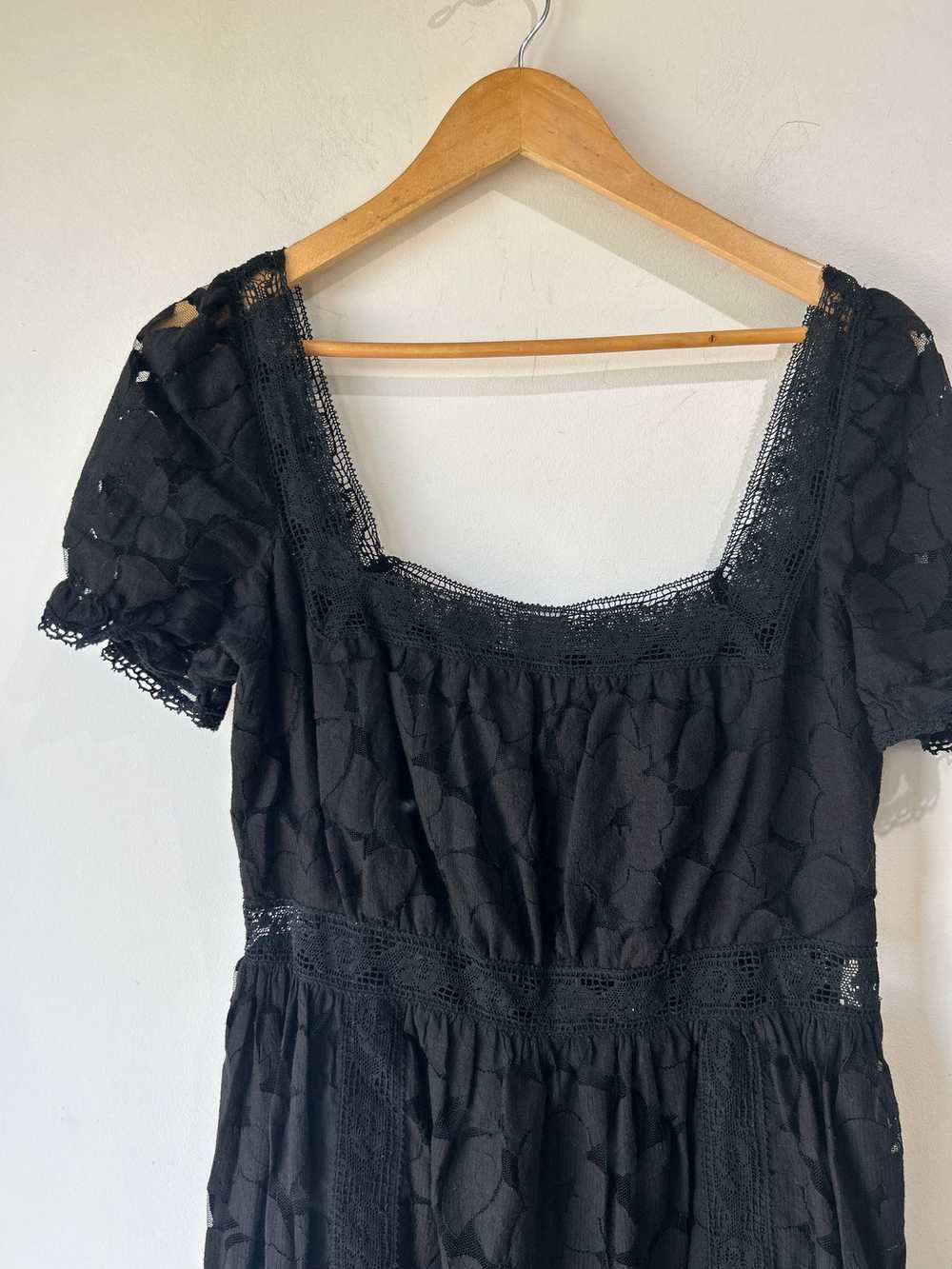 Anna Sui Black Lace Dress - image 2