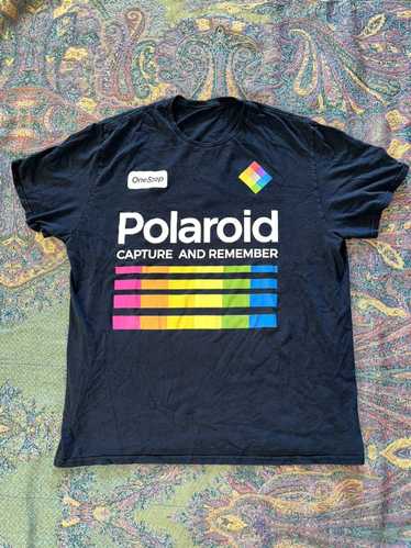 Polaroid × Vintage Polaroid Tee Shirt One Step Cap