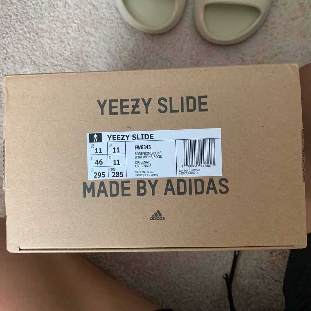 Adidas Yeezy Slides Bone - image 8