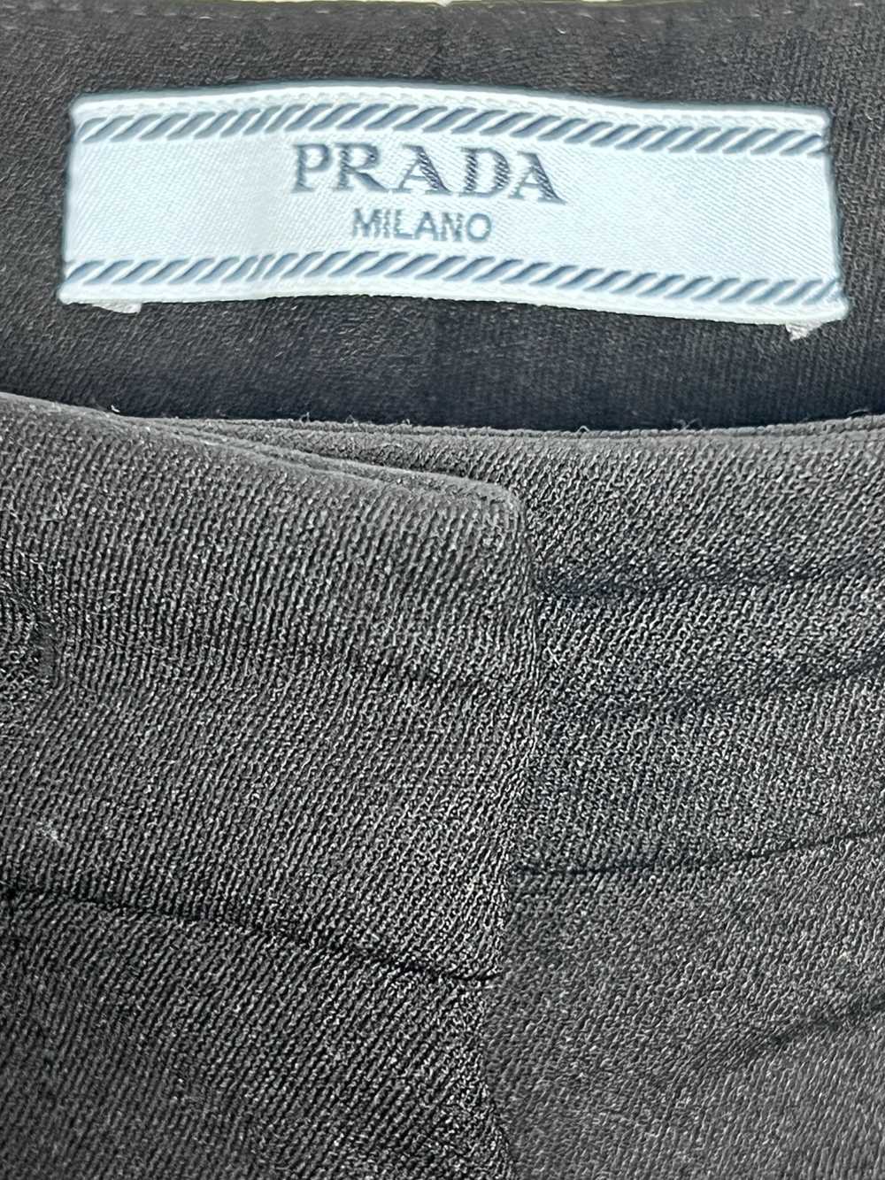 Prada Technical Wool Blended Cuffed Trousers - image 7