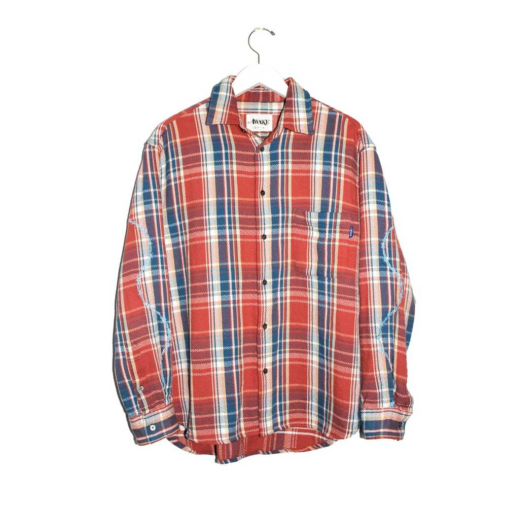 Awake Heavyweight Barbed Wire Back Flannel - image 1