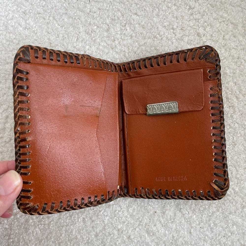 Vintage Vintage Tooled Leather Horse Bifold Wallet - image 9
