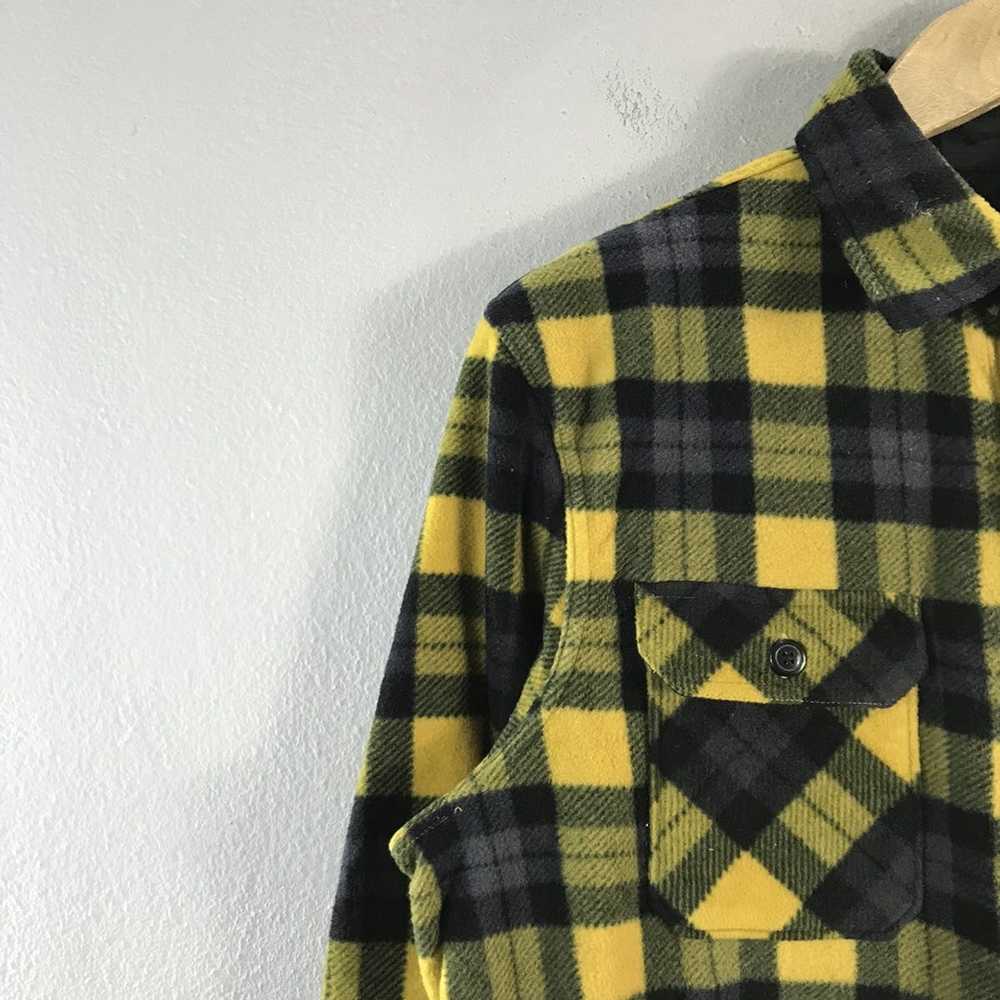 Flannel × Streetwear Uniqlo Double Pocket Wool Ch… - image 3