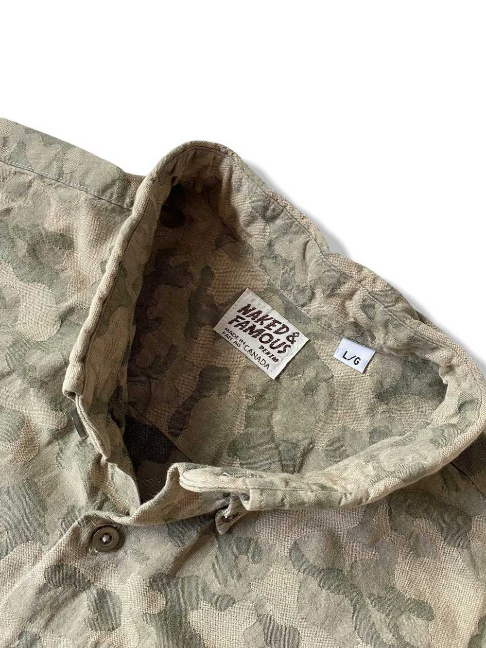 Naked & Famous Naked & Famous Camo Button Up Shirt - image 3