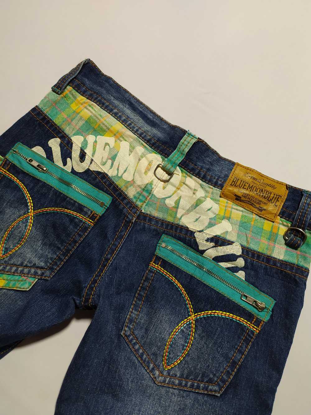 Japanese Brand × Rare Blue Moon Blue Denim - image 3