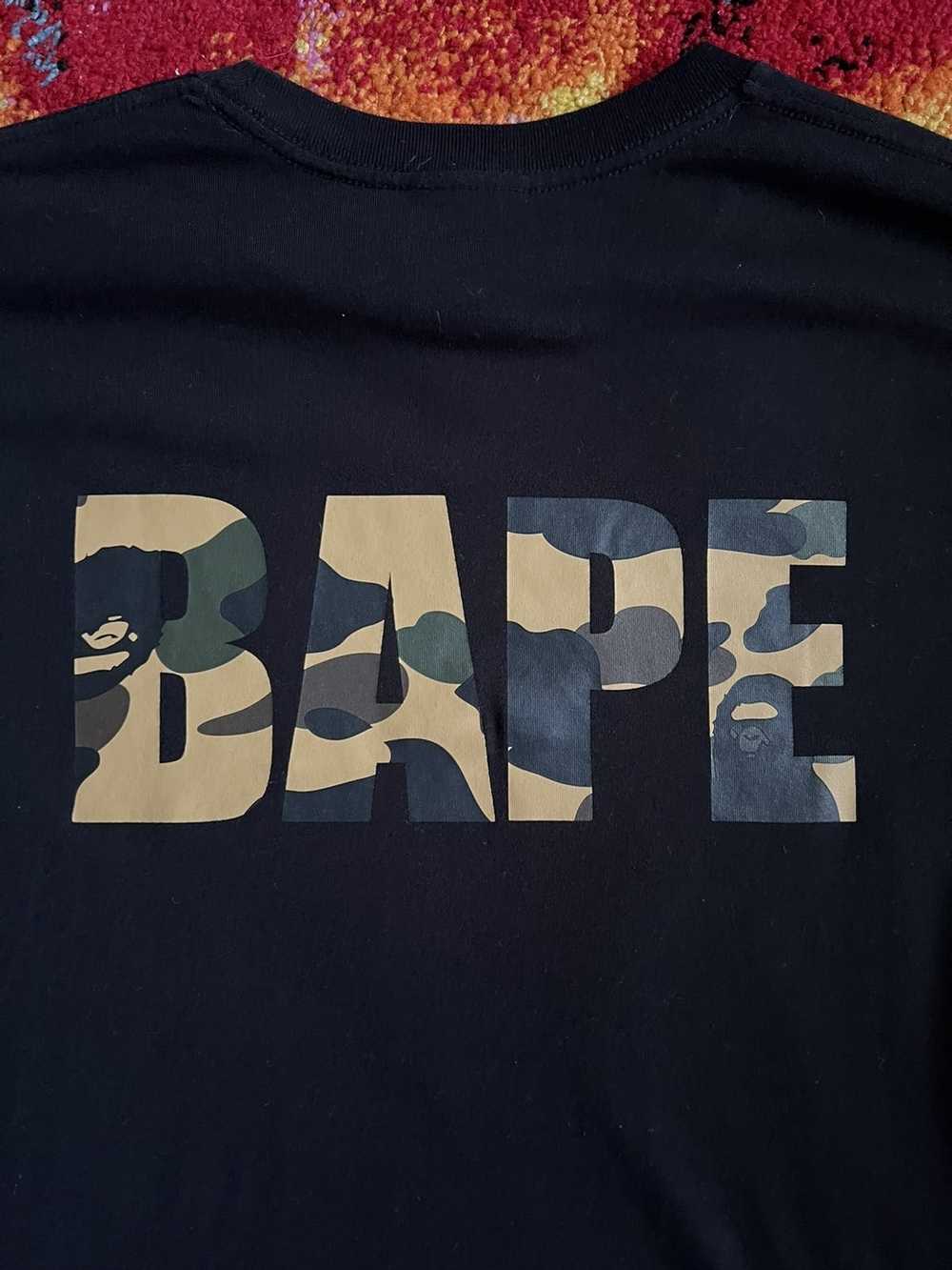 Bape Bape Bape Head tee Yellow Camo - Medium - image 6