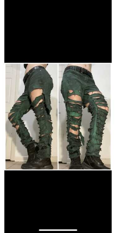 Other D.I.Y Tie Dye Extremely Distressed Jeans