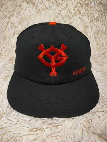 Vintage Yomiuri Giants Hat Black Orange Japanese Baseball Tokyo - *Please  Read*