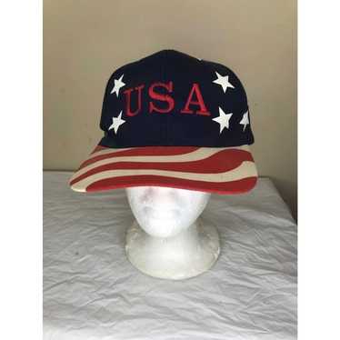 Vintage american flag hat - Gem