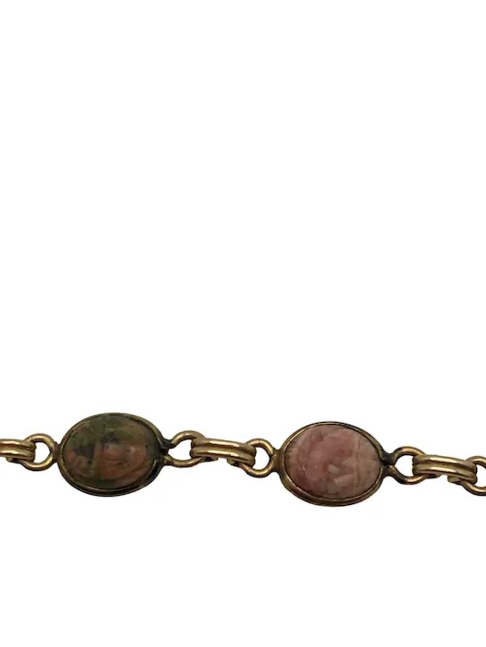 Vintage 12k Gold Filled Scarab Bracelet - image 6