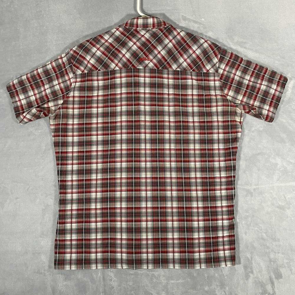 Kuhl Mens XL Red Black Plaid Short Sleeve Outdoor… - image 6