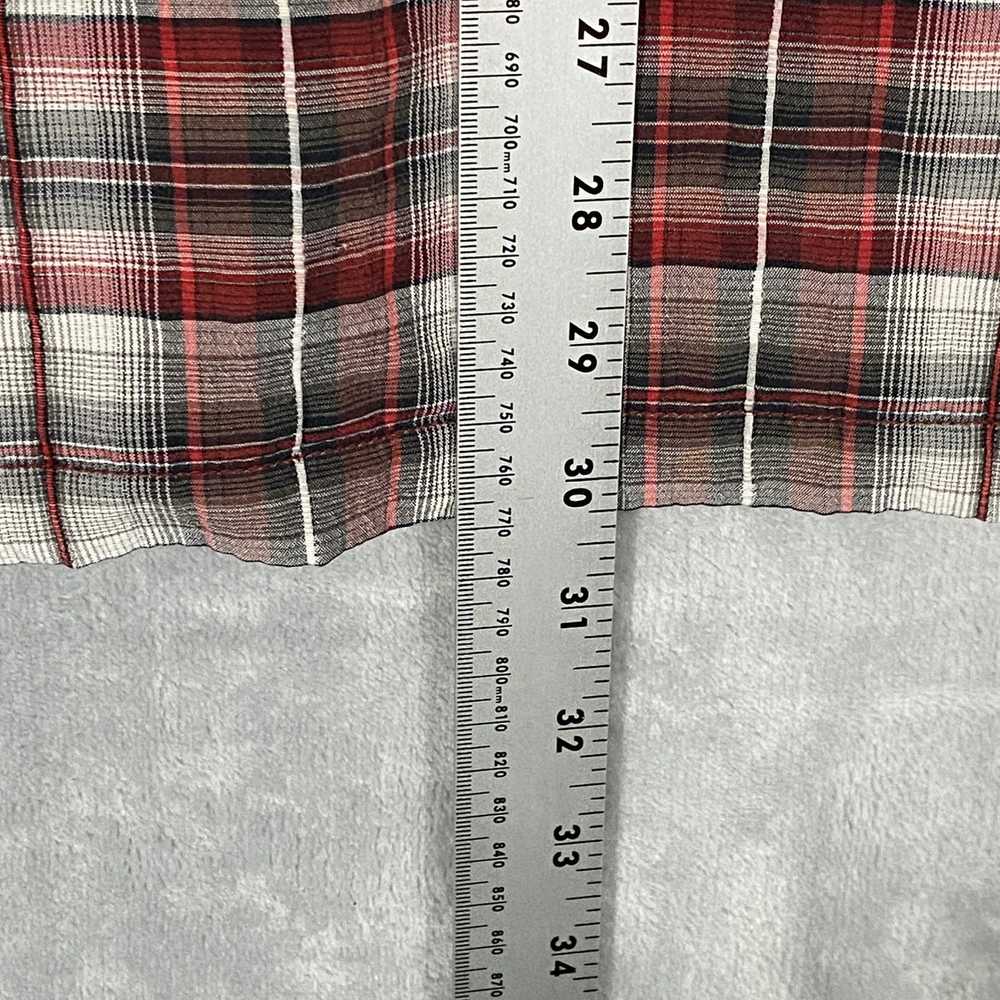 Kuhl Mens XL Red Black Plaid Short Sleeve Outdoor… - image 9