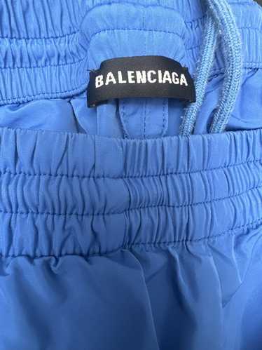 Balenciaga Blue zipper track pants