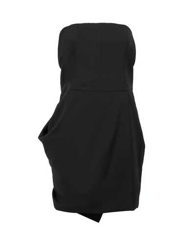 Pierre Balmain Vintage Black Strapless Mini Dress