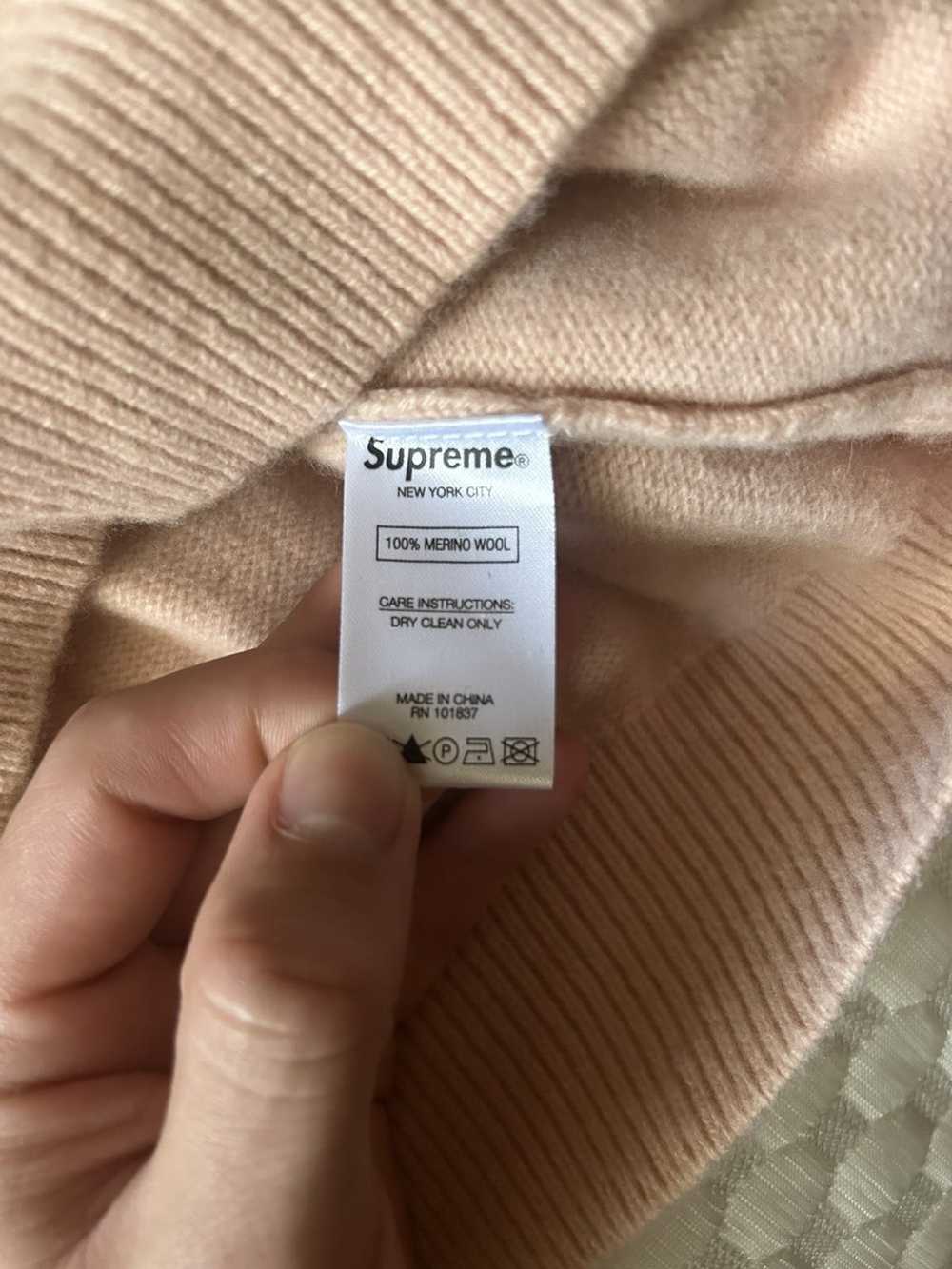 Supreme Supreme Jamie Reid Fuck All Sweater Pink - image 3