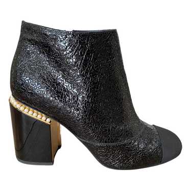 Chanel Patent leather ankle boots