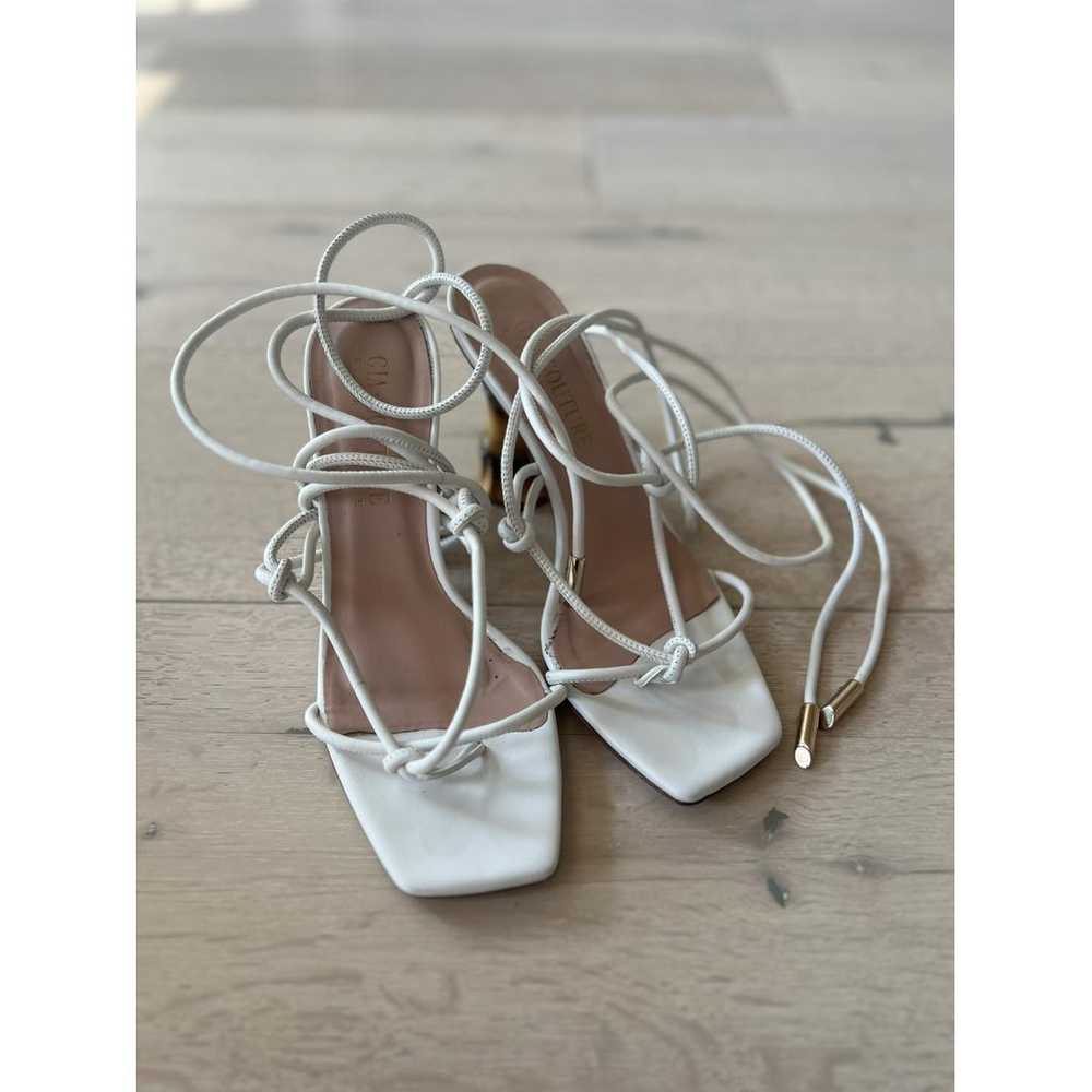 Gia Couture Leather sandal - image 3