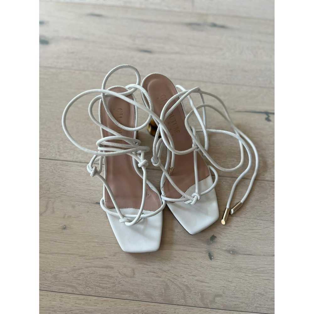 Gia Couture Leather sandal - image 6