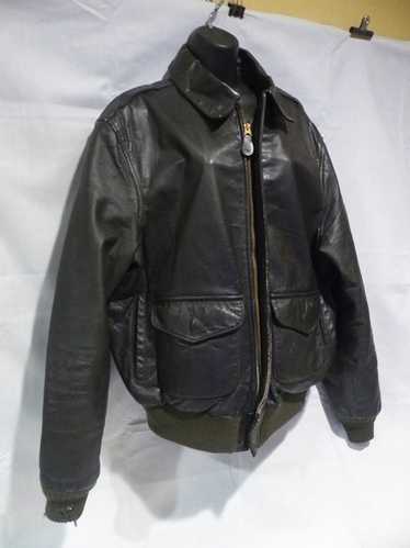 Schott a-2 type/flight jacket/46/leather/brw/pock… - Gem
