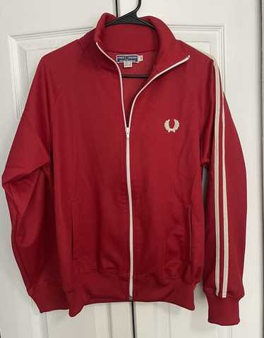 80’s FRED PERRY Track Jacket Red POST JUNK / 80's FRED PERRY Track Jacket Red Made In