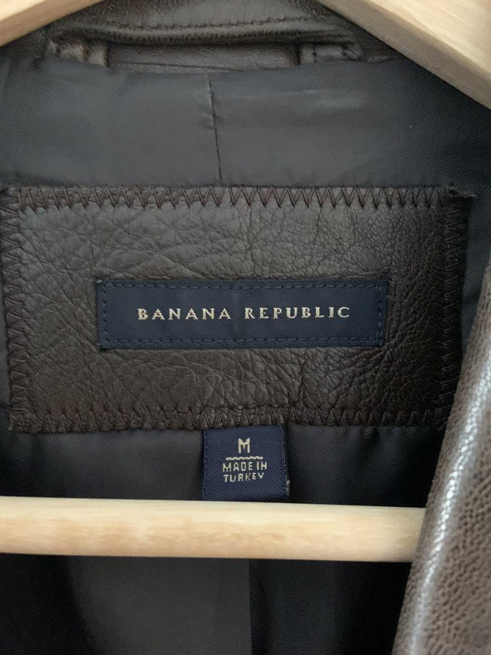 Banana Republic Vintage Leather Blazer - image 2