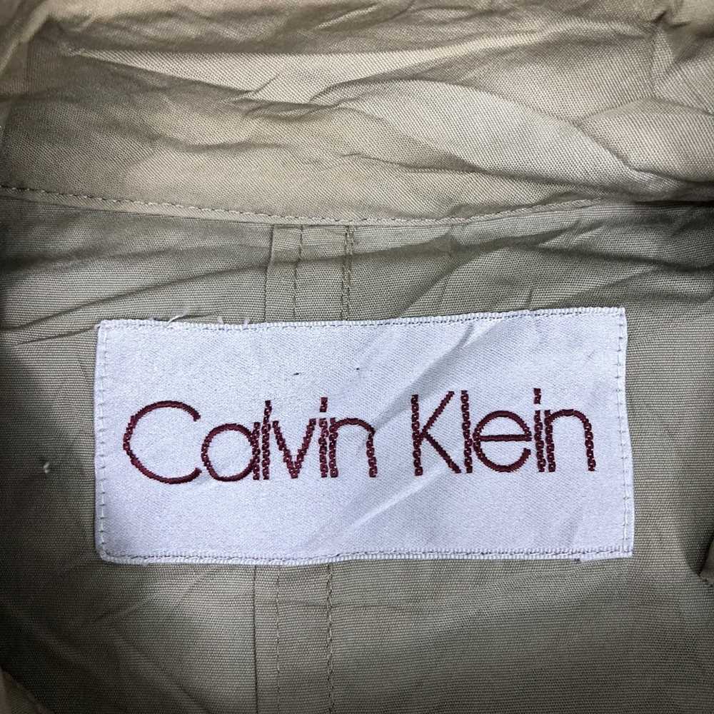 Calvin Klein × Vintage Vintage CALVIN KLEIN Trenc… - image 5