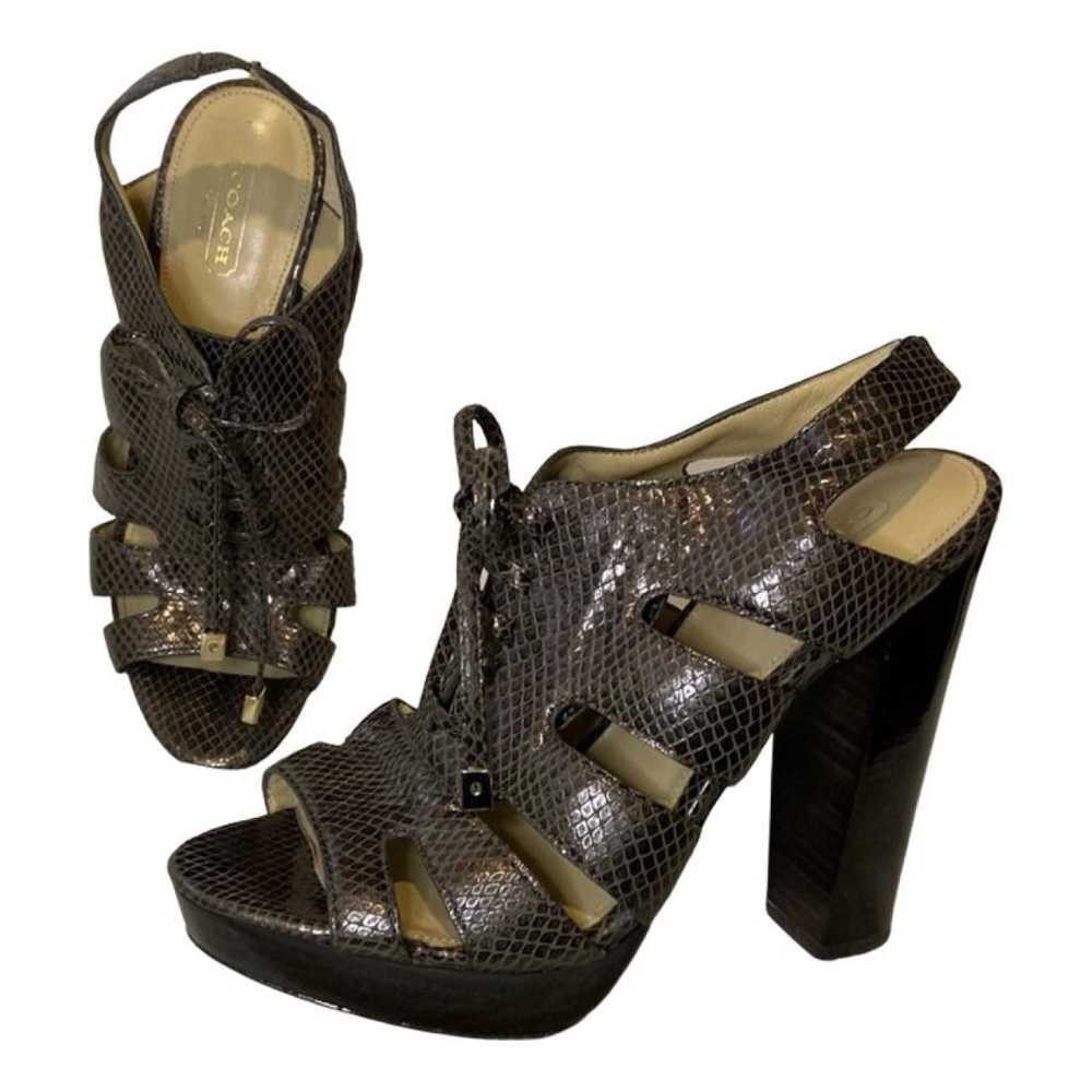 Coach Leather heels - image 1