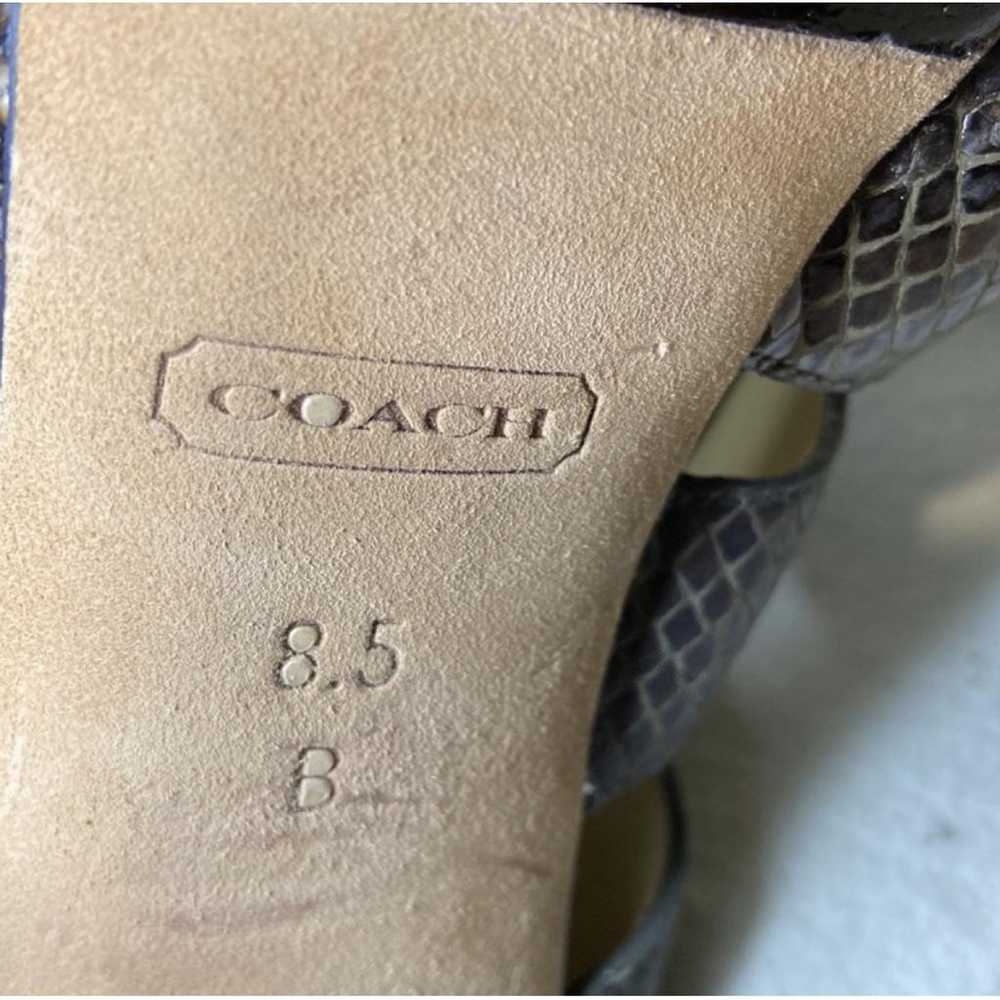 Coach Leather heels - image 9