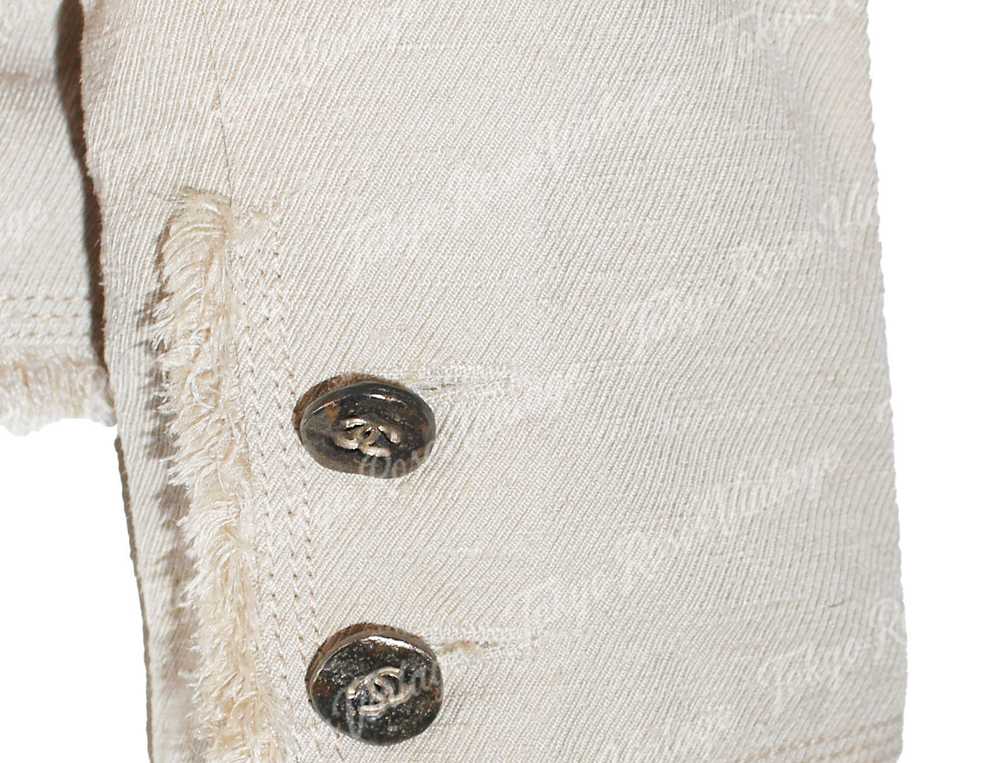 Chanel Cotton Nude Beige Suit Jacket - image 3