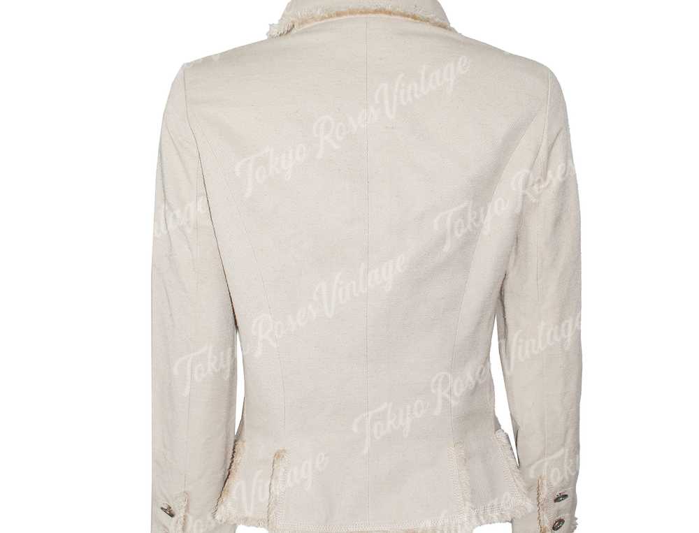 Chanel Cotton Nude Beige Suit Jacket - image 4