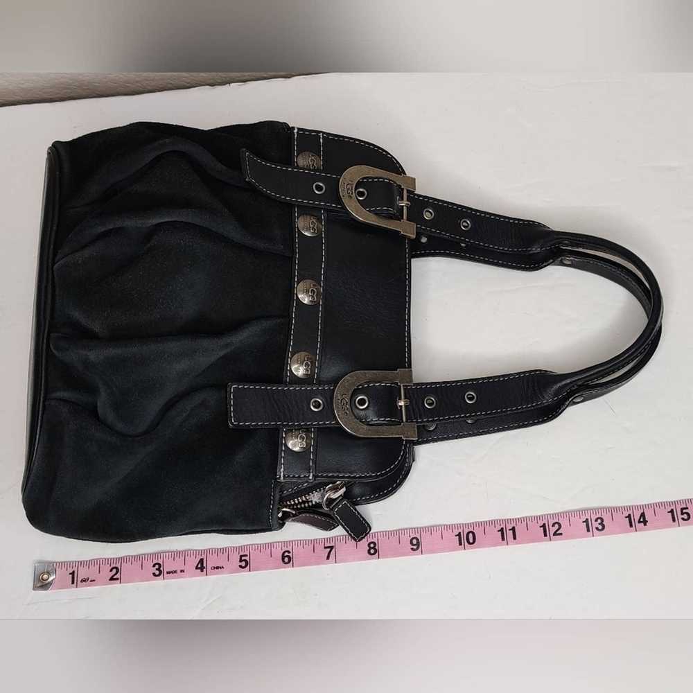 Ugg UGG Black Suede and Leather Handbag - image 11
