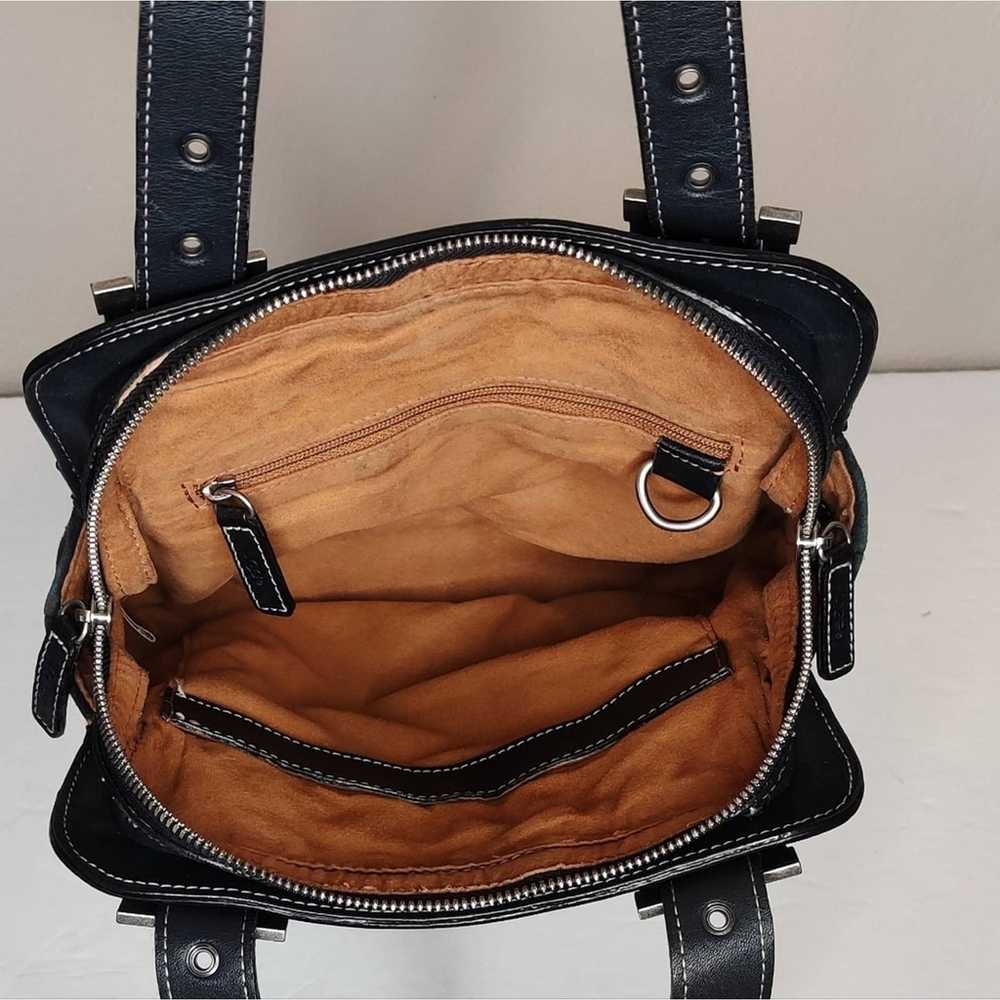 Ugg UGG Black Suede and Leather Handbag - image 3