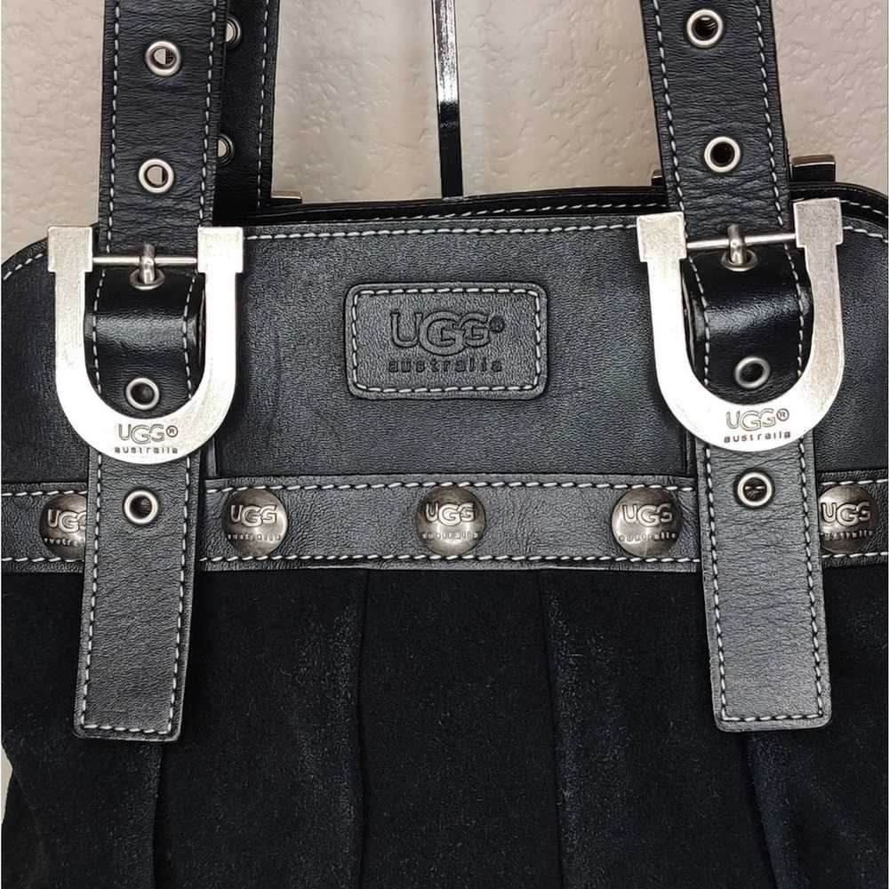Ugg UGG Black Suede and Leather Handbag - image 4