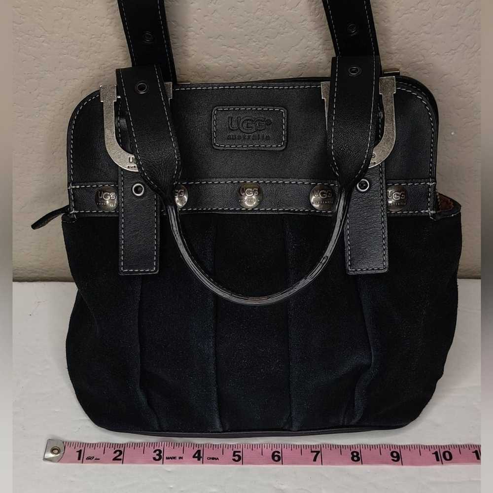 Ugg UGG Black Suede and Leather Handbag - image 9