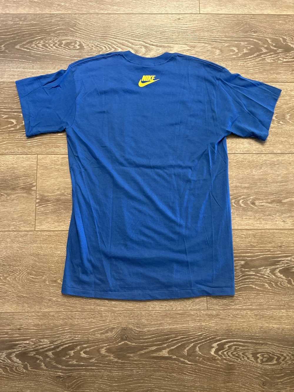 Nike Vintage Nike force letter print tee 90s sing… - image 5