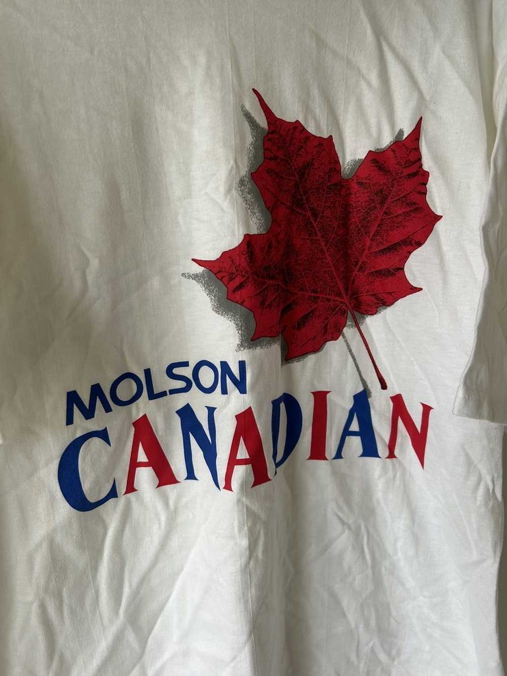 Canada × Hanes × Vintage Vintage Molson Canadian … - image 2