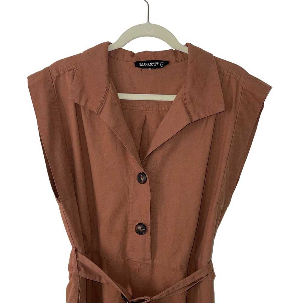 Other BLANKNYC Womens Belted Jumpsuit Size Medium… - image 3