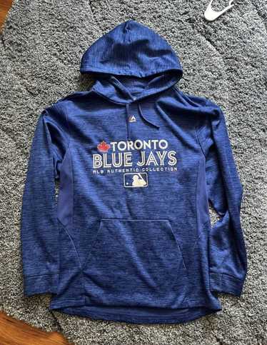 Vtg Toronto Blue Jays Mens Jersey Majestic Sewn Logos Made USA MLB Baseball  XL
