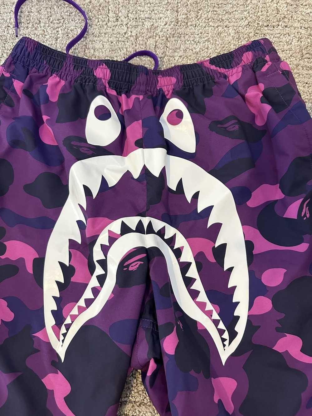 Bape Color Camo Shark Beach Shorts - image 2