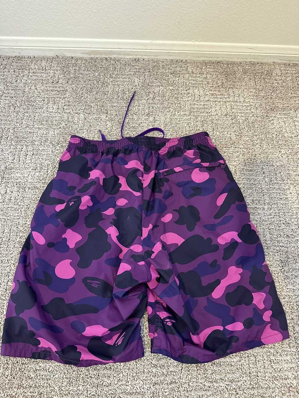 Bape Color Camo Shark Beach Shorts - image 3