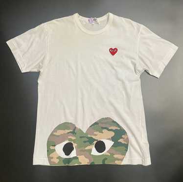Comme Des Garcons Play White play shirt with cargo