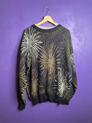 Vintage Vintage 90s Made in Italy explosions knit… - image 1